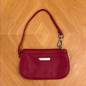 Calvin Klein Pink Clutch with Chic Design